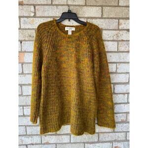 Jones New York Mohair Sweater Size M Yellow